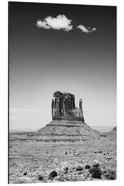 Magnettafel Schwarzes Arizona - Monument Valley West Mitten Butte