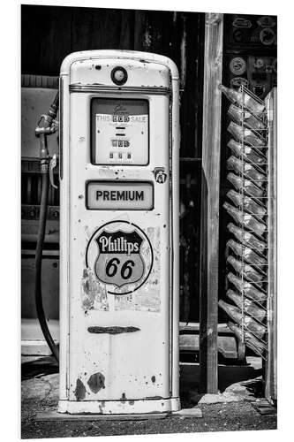 PVC-tavla Black Arizona - Premium Gas Station Arizona 66