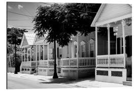 Magnettafel Schwarzes Florida - Shotgun Houses