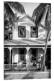 Cuadro de plexi-alu Florida negra - Arquitectura colonial