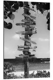 Magnettafel Schwarzes Florida - Weltziele