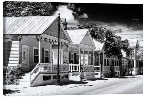 Canvas-taulu Black Florida - Key West Architecture