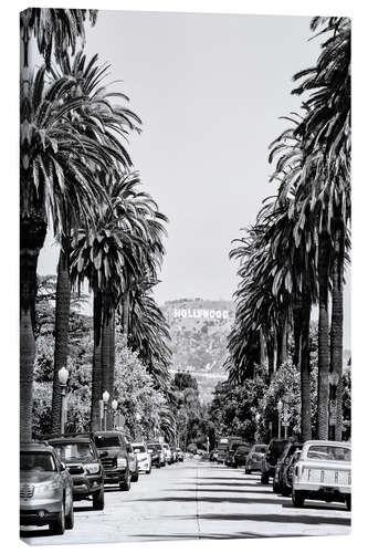 Canvas print Black California - Downtown Los Angeles