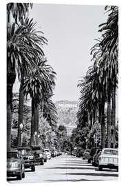 Canvastavla  Black California - Downtown Los Angeles - Philippe HUGONNARD