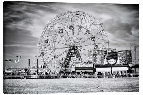 Tableau sur toile Manhattan noir - Wonder Wheel