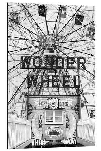 Gallery Print Black Manhattan - Wonder Wheel