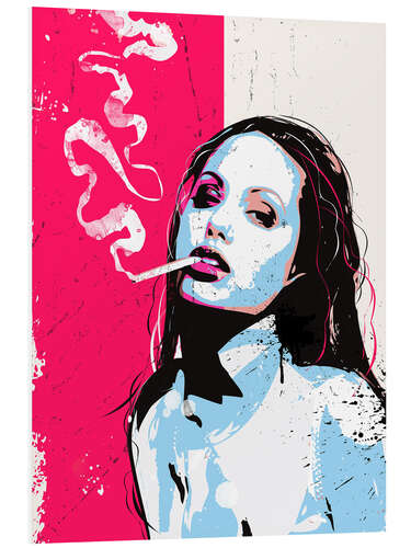 Foam board print Angelina Jolie