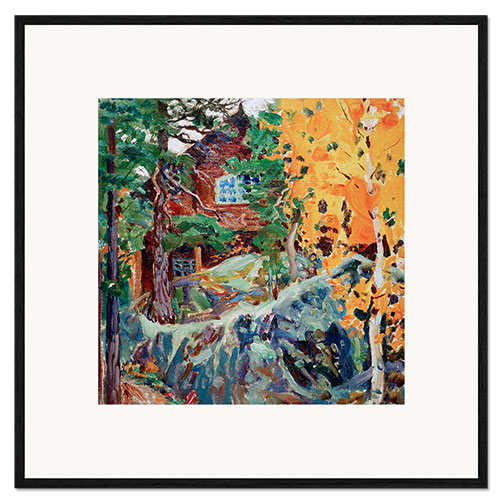 Kunsttryk i ramme Kalela in autumn