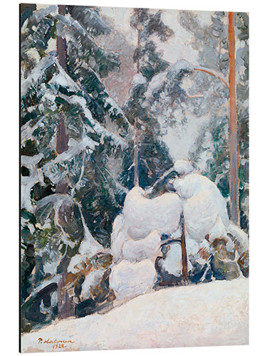 Tableau en aluminium Winter Landscape, 1922