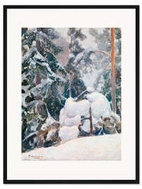 Gerahmter Kunstdruck Winterlandschaft, 1922