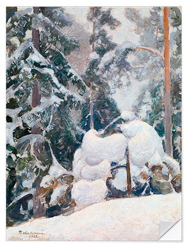 Sticker mural Winter Landscape, 1922