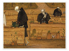 Wandbild  Im Garten des Todes - Hugo Simberg