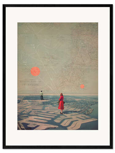 Framed art print Our world was Broken and you Left