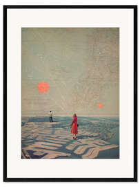 Framed art print Our world was Broken and you Left
