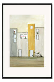 Gerahmter Kunstdruck Der Blumenbote