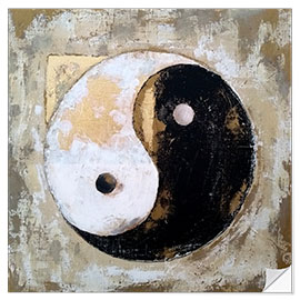 Wandsticker Yin Yang