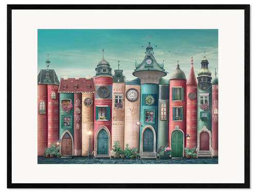 Plakat artystyczny premium w ramie Book vity