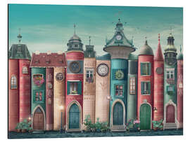 Magnettafel Buchstadt