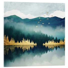 Obraz na szkle akrylowym  Mist Reflection - SpaceFrog Designs