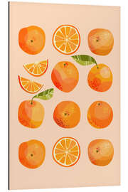 Tableau en aluminium Des oranges