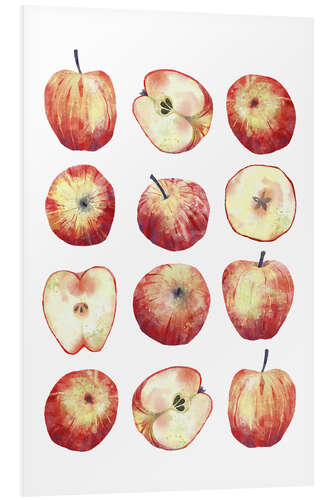 Foam board print Apples