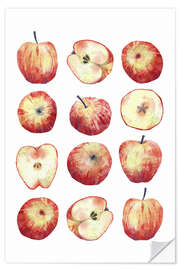 Muursticker Apples