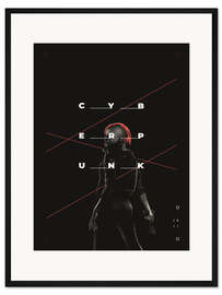 Gerahmter Kunstdruck Cyberpunk 2077