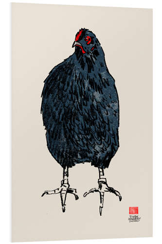 Cuadro de PVC Gallina negra