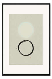 Gerahmter Kunstdruck Ich bin niemand - bist du auch niemand?