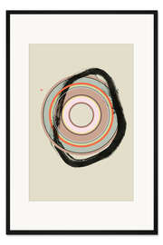 Gerahmter Kunstdruck Einwiegen