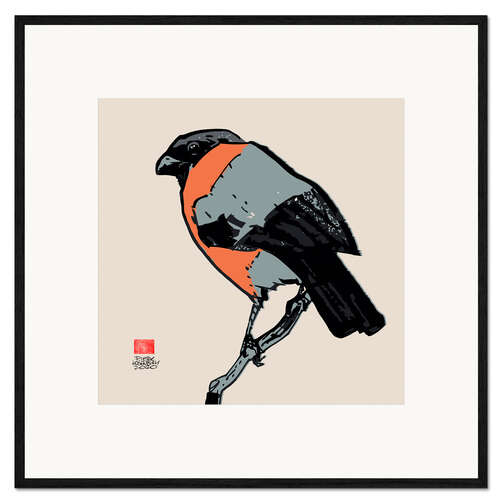 Impresión de arte enmarcada Piñonero