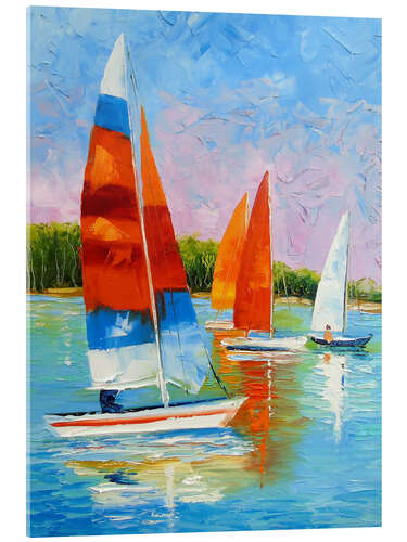 Acrylic print Regatta