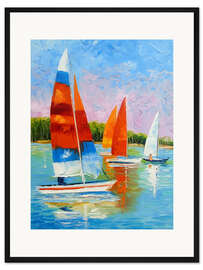Gerahmter Kunstdruck Regatta