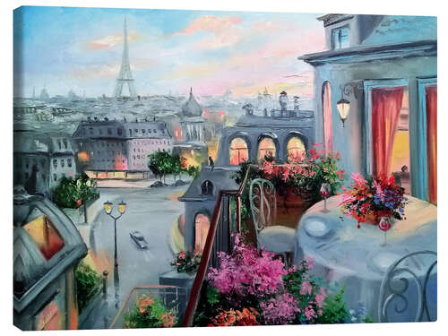 Obraz na płótnie Paris for two lovers