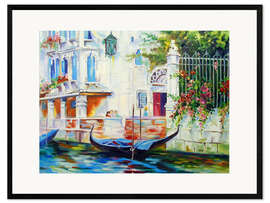 Impression artistique encadrée Venise
