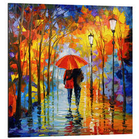 Magnettafel Spaziergang im Park