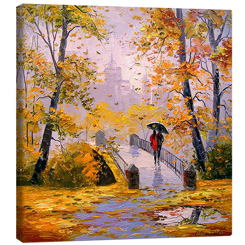 Tableau sur toile Romance d'automne