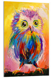 Tableau en plexi-alu Jeune hibou