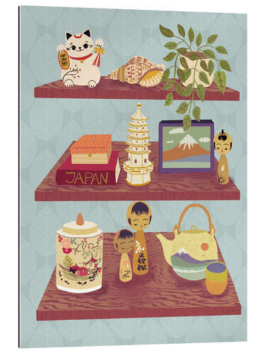 Gallery print Japanese shelf