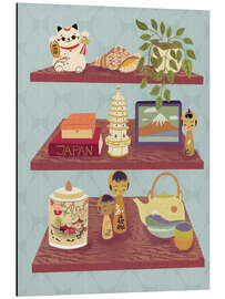 Magnettafel Japanisches Regal