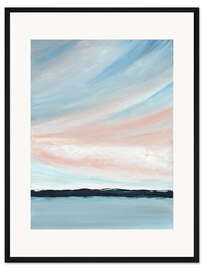 Gerahmter Kunstdruck Morgennebel