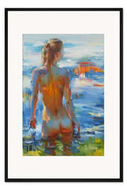 Gerahmter Kunstdruck Wenn du hier bist