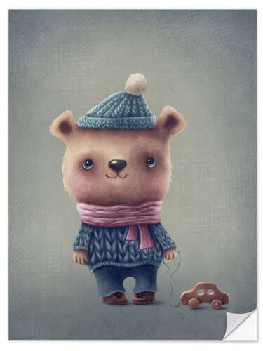 Naklejka na ścianę Cute bear