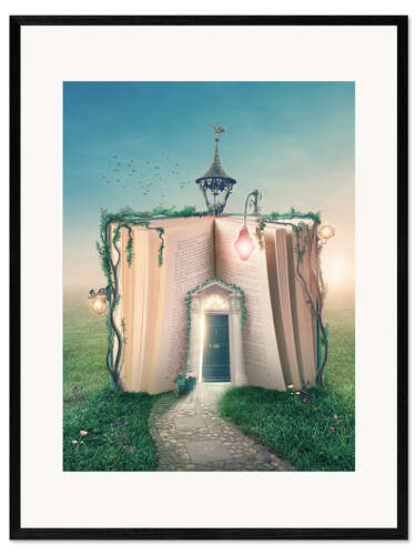 Kunsttryk i ramme Magic entrance