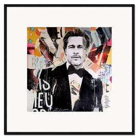 Innrammet kunsttrykk Pop Art Brad