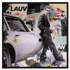 Gerahmter Kunstdruck Sean Connery Style - Michiel Folkers