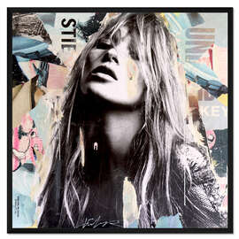 Gerahmter Kunstdruck Kate Moss III