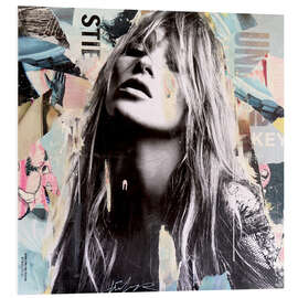 Foam board print Kate Moss III