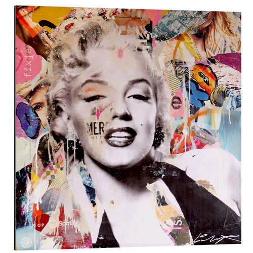 Obraz na aluminium Marilyn Monroe Pop Art Smile