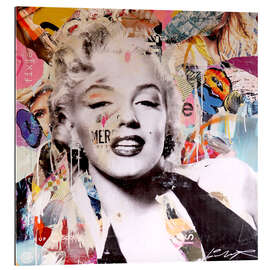 Galleritryk Marilyn Monroe Pop Art Smile